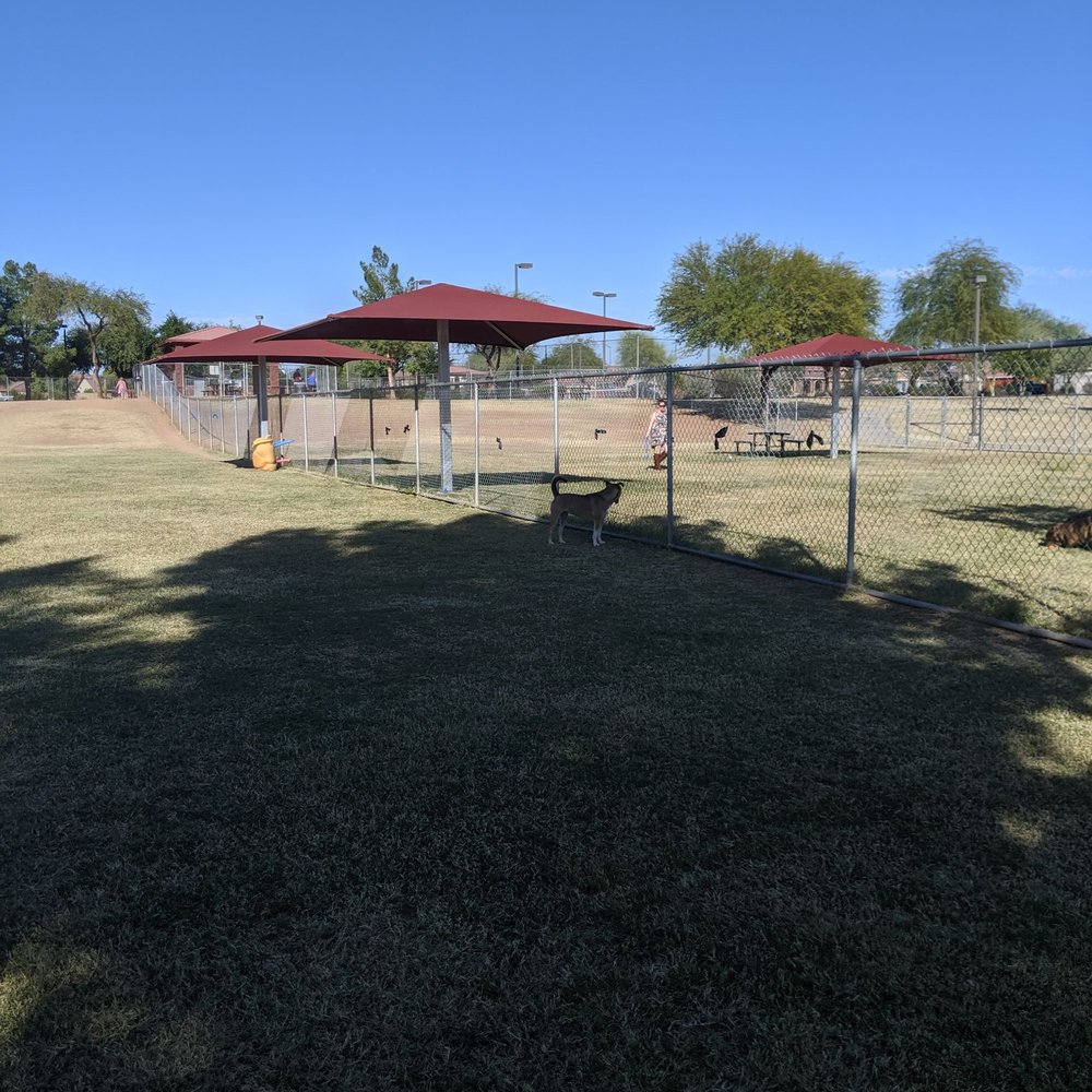 Alta Vista Park - Gate between the large and small dog parks.  Plenty of space in both - Dog Parks Near Me - Peoria, Arizona