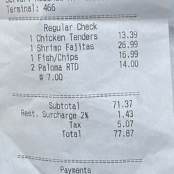 Golden Harvest Cafe - Prices not on the menu! Felt ripped off.