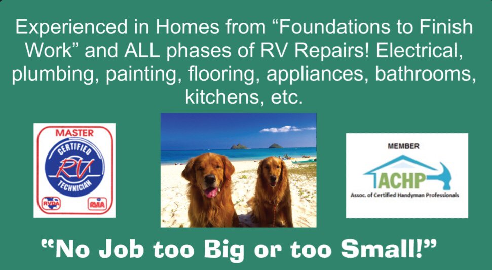 Slide of RV/BOAT DOCTOR & HANDYMAN SERVICES