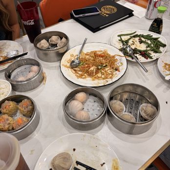 Dimsum King  & Seafood - our spread of food :3 - Dim Sum Near Me - Orlando, Florida