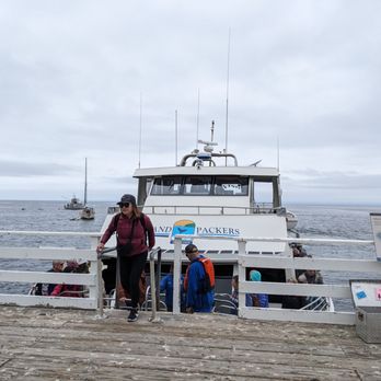 Island Packers Cruises - Boat at the Pier on Santa Cruz Island - Boating Near Me - Oxnard, California