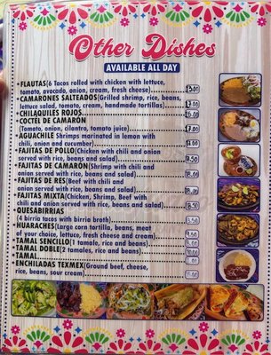 Menu photo 3 Caminos de Guanajuato Durant, OK