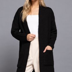 Family Discount - Long Sleeve Open Sweater Cardigan