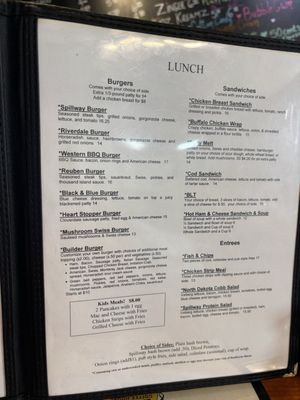 Menu photo 2 Spillway Coffee House Riverdale, ND Menu photo 2 Spillway Coffee House Riverdale, ND