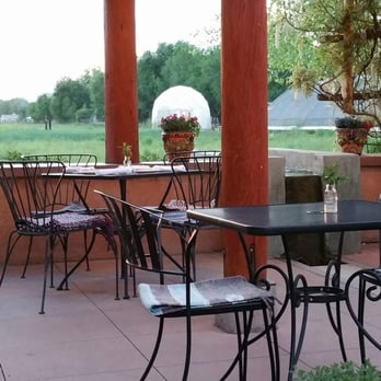 Farm & Table - Patio seating overlooking the fields - New American Near Me - Albuquerque, New Mexico