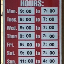 LT Nails - Hours. Subject to change(you may want to call to verify)