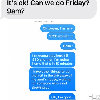 Jones Hauling Services - Text of the conversation that he ghosted me - Junk Removal & Hauling Near Me Jones Hauling Services - Text of the conversation that he ghosted me - Junk Removal & Hauling Near Me