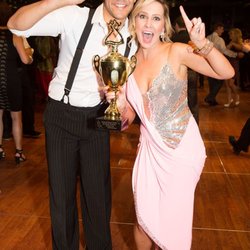 Arthur Murray Franchised Dance Studios - Sarah Jindra representing WGN at the Dancing With Chicago Celebrities Gala put on by the Arthur Murray Dance Studios
