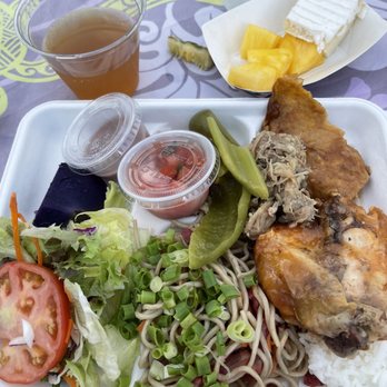 Chief's Luau - Better view of food chosen - Performing Arts Near Me - Kapolei, Hawaii