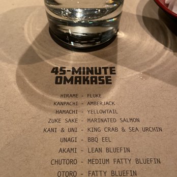 SUSHI-SAN - Omakase menu - Sushi Bars Near Me - Chicago, Illinois