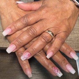 Katie creates the most beautiful nails. Thank you again Katie. Katie creates the most beautiful nails. Thank you again Katie.