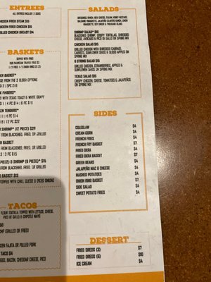 Menu photo 1 Christian's Tailgate Houston, TX