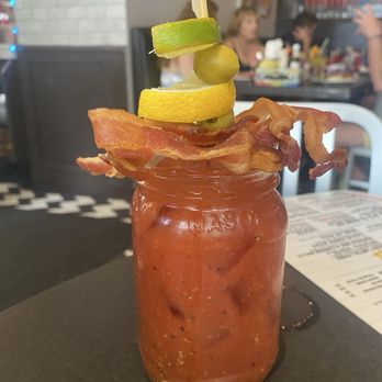 Mom's Kitchen & Bar - Bacon Bloody Mary - Comfort Food Near Me - New York, New York