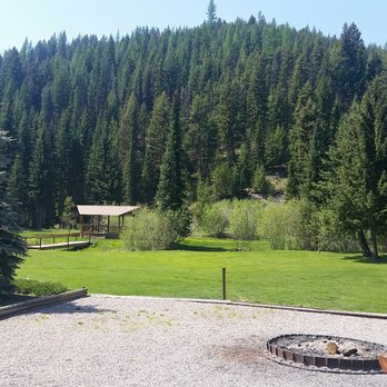 Lumberjack Saloon - From the deck. - Bars Near Me - Lolo, Montana