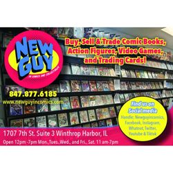 New Guy in Comics - We are on Instagram, Facebook, Tiktok, Discord, and Whatnot so look us up on most social media platforms and connect with us.