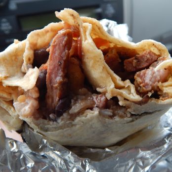 Gorditos Healthy Mexican - Good sized chunks of meat in the pork burrito. - Mexican Near Me - Seattle, Washington Gorditos Healthy Mexican - Good sized chunks of meat in the pork burrito. - Mexican Near Me - Seattle, Washington