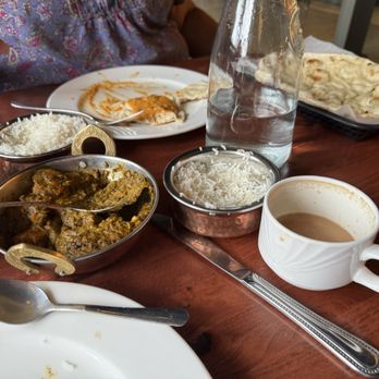 Karma Indian Cuisine & Lounge - Saag and mushroom curry - Indian Near Me - Spokane, Washington