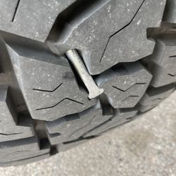 Walmart Supercenter - This was how it looked in the tire.