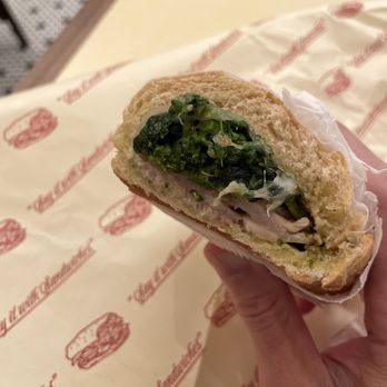 Counter Service - $9.95 1/2 size Cortese (pork, broccoli rabe, provolone, salsa verde). Delicious, small overpriced - Sandwiches Near Me - New York, New York Counter Service - $9.95 1/2 size Cortese (pork, broccoli rabe, provolone, salsa verde). Delicious, small overpriced - Sandwiches Near Me - New York, New York