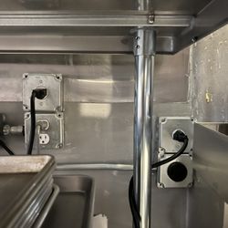 Cobb-AZ Electric - Installing new 220 circuit for new restaurant equipment.