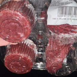 Mold is all over the cupcakes and packaging. Mold is all over the cupcakes and packaging.