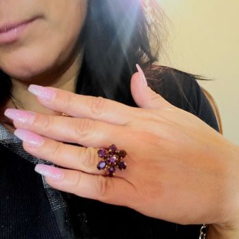 Infinity Nail Salon - Pink powder with sparkles - Nail Salons Near Me - Santa Rosa, California Infinity Nail Salon - Pink powder with sparkles - Nail Salons Near Me - Santa Rosa, California