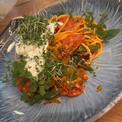Restaurant-Bar Hazienda - Linguine mit Burrata und Chorizo