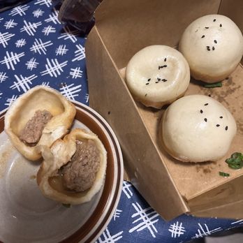 Bun World - 4Piece Assorted Pan Fried Pork Buns - Chinese Near Me - Anaheim, California