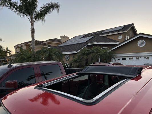 A Sunroof Performers Rag Tops