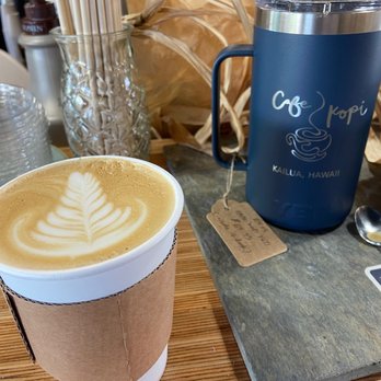 Cafe Kopi - The lavender and vanilla latte is my fav! - Coffee & Tea Near Me - Kailua, Hawaii