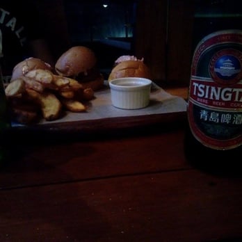 Tipsy Pig Gastropub - Tsingtao Beer and Pulled Pork Jack BBQ Sliders - Gastropubs Near Me - Pasig City, NCR Tipsy Pig Gastropub - Tsingtao Beer and Pulled Pork Jack BBQ Sliders - Gastropubs Near Me - Pasig City, NCR