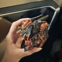 Dunkin' - Snackin Bacon.... Always burnt and disgusting. Almost $4 down the drain each time. I'll never shop for food at this location.