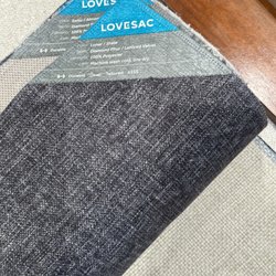 Lovesac - The Fuzzy fabric... double sided