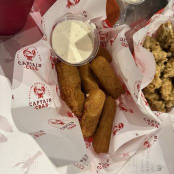 Captain Crab - A2.Fried Cheese Sticks(6) - Seafood Near Me - Stockton, California