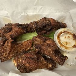 Cherry Cola Brown Sugar dry rub wings were so delicious & crunchy! Loved it! TO GO order (I already ate 1 wing)