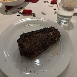 NY strip steak. NY strip steak.
