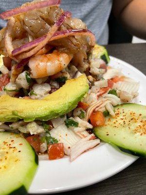 Photo of Mariscos El Pescador - Fresno, CA, US. Aguachiles Mixta!