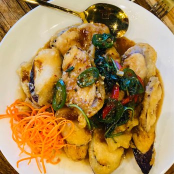 Pama Thai - Crispy Eggplant - Thai Near Me - Potomac, Maryland Pama Thai - Crispy Eggplant - Thai Near Me - Potomac, Maryland