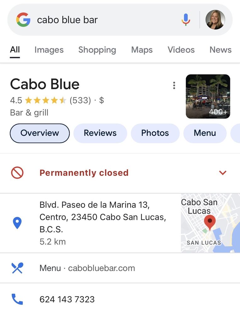 Cabo Blue