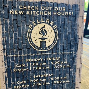 Pillars Café - Kitchen hours!! - Coffee & Tea Near Me - Porter Ranch, California Pillars Café - Kitchen hours!! - Coffee & Tea Near Me - Porter Ranch, California