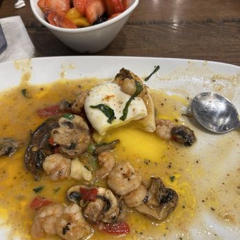 Another Broken Egg Cafe - After I broke the poached egg in the sauce..yum! - Breakfast & Brunch Near Me - Jacksonville, Florida Another Broken Egg Cafe - After I broke the poached egg in the sauce..yum! - Breakfast & Brunch Near Me - Jacksonville, Florida