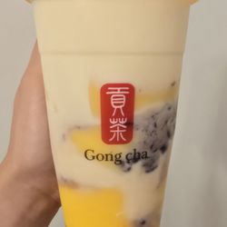 Gong Cha - Fresh milk red bean and pudding