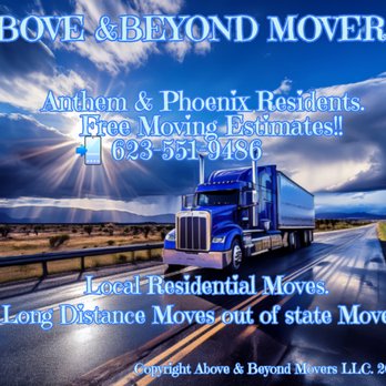 Above & Beyond Movers - Professional Moving Services. 
#moversnearme
#phoenixmoving
#moving - Movers Near Me - Anthem, Arizona