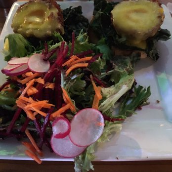 Pacific House - Scotch Eggs Benedict with side salad - Sports Bars Near Me - Vancouver, Washington