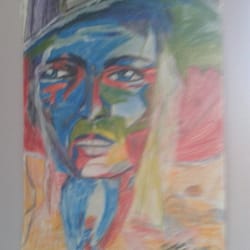 Galerie Art House - Vorläufig, habe nie mit Wachsstiften gezeichnet.Kommt die Tage was von mir. Auch wenn ich Photos "eigene hasse"