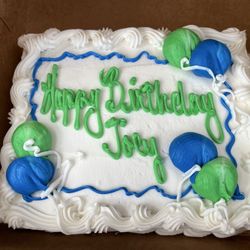 Fishers Foods - Bakery birthday cake