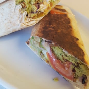 Khartoum Cafe - Falafel and baba ghanoush wrap - African Near Me - Edinburgh, EDH