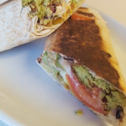 Khartoum Cafe - Falafel and baba ghanoush wrap