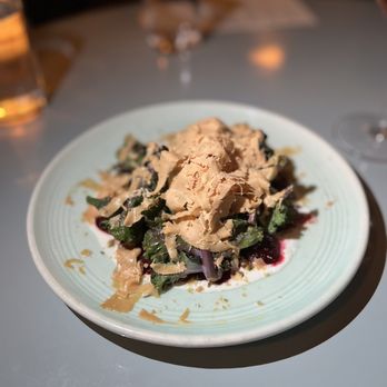 Grey Gardens - Beet ~ pine nut yogurt, foie gras, pumpkin seed - Wine Bars Near Me - Toronto, Ontario