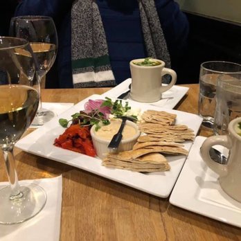 Parish Cafe & Bar - Potato leek soup and a Hummus Platter - Sandwiches Near Me - Boston, Massachusetts Parish Cafe & Bar - Potato leek soup and a Hummus Platter - Sandwiches Near Me - Boston, Massachusetts
